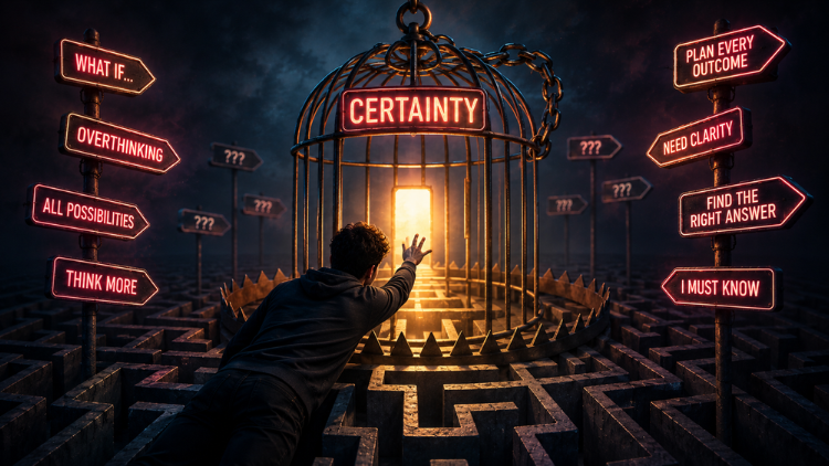 Overthinking is not bad. Certainty is a trap.